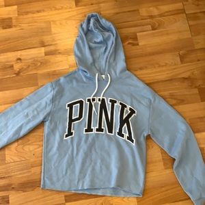 Pink cropped hoodie💓